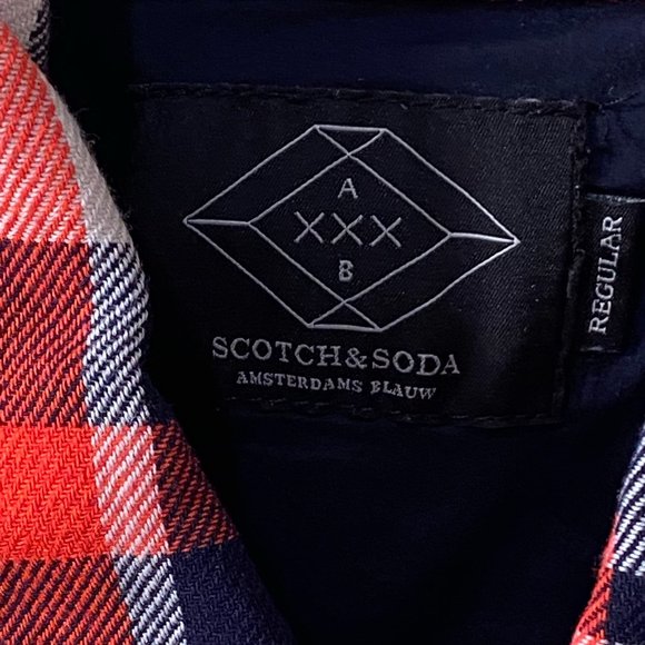 Scotch & Soda Boys Plaid Shirt Size Regular (PRE-LOVED) - Picture 6 of 8